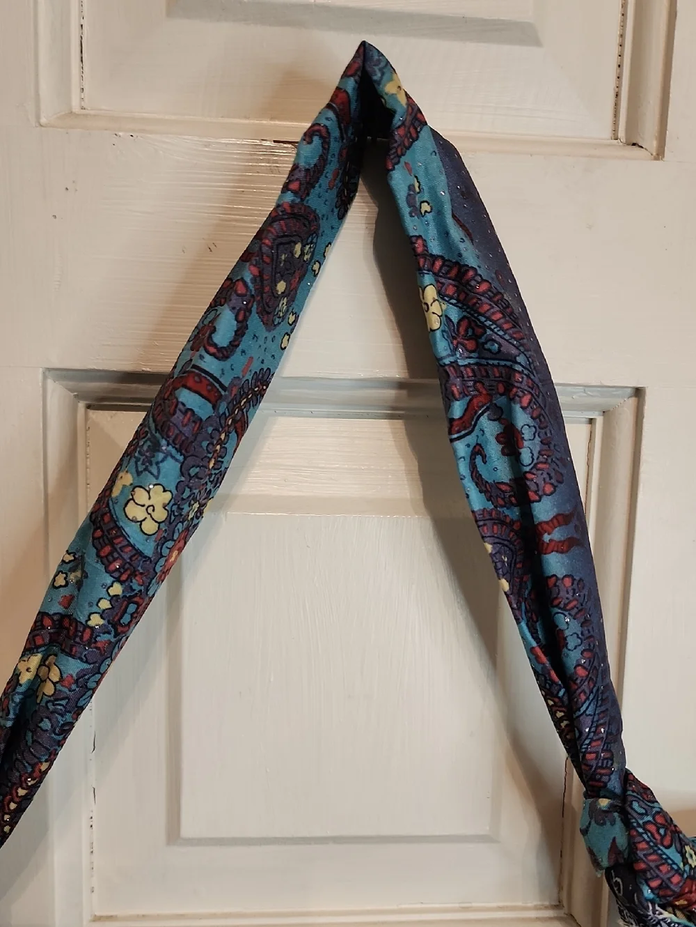 Patchwork Floral Quilted Shoulder Bag in Purple Multi - Unbranded, Boho, Casual